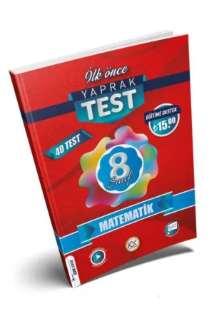 Matematik Kitabı, Yaprak Test Kitabı, İlk Önce Yayıncılık 9786258348132