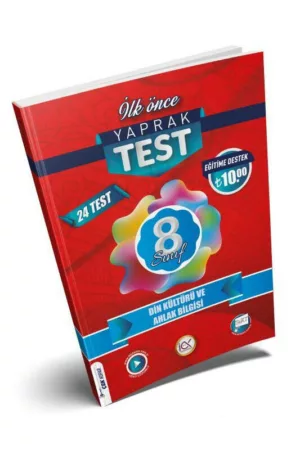 Yaprak Test Kitabı, İlk Önce Yayıncılık 9786258348118
