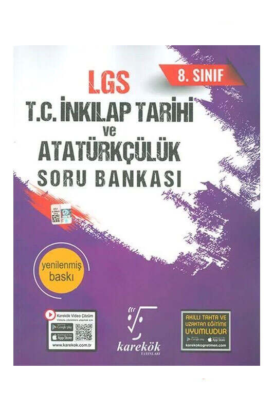 Tarih, Soru Kitabı, Karekök Yayınları 9786258419627