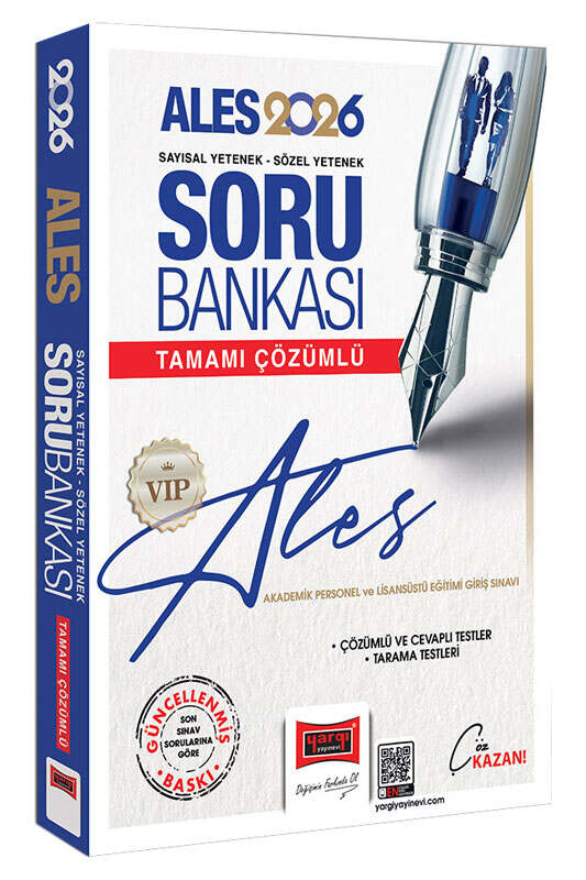 2026, ALES Kitap, Soru Kitabı, Yargı Yayınları 9786253705794