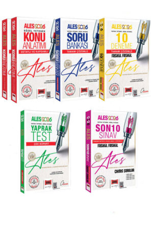 2026, ALES Kitap, Deneme Kitabı, Çıkmış Soru Kitabı, Yaprak Test Kitabı, Yargı Yayınları 9999B1550