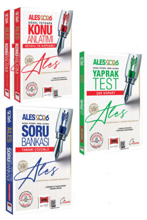 2026, ALES Kitap, Yaprak Test Kitabı, Yargı Yayınları 9999B1556