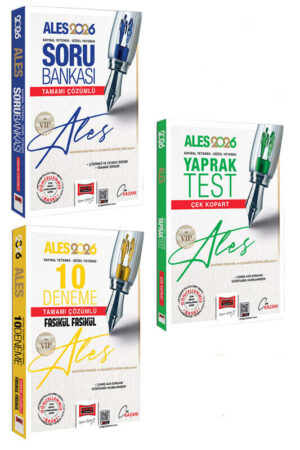 2026, ALES Kitap, Deneme Kitabı, Yaprak Test Kitabı, Yargı Yayınları 9999B1557