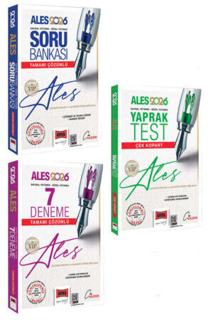 2026, ALES Kitap, Deneme Kitabı, Yaprak Test Kitabı, Yargı Yayınları 9999B1558