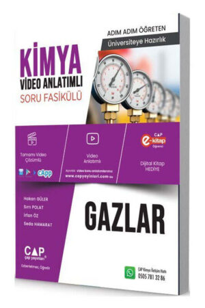 TYT Kitap, AYT Kitap, Kimya, Soru Kitabı, Konu Kitabı, Çap Yayınları 9786258139778