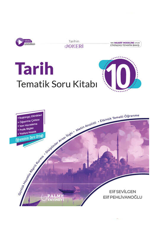 Tarih, Soru Kitabı, Palme Yayıncılık 9786255600271