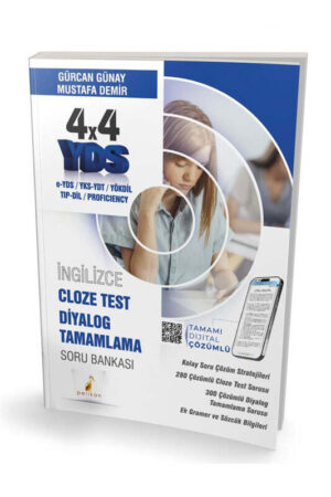 YDS Kitap, Soru Kitabı, Pelikan Yayınları 9786255516329