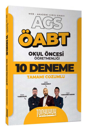 ÖABT Kitabı, Deneme Kitabı, Tonyukuk Yayıncılık 9786254319648