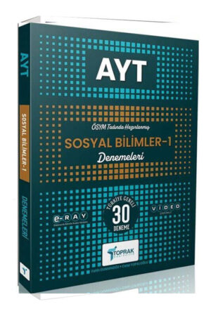 AYT Kitap, Deneme Kitabı, Toprak Yayıncılık 9786257972567