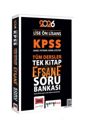 2026, Lise, Tüm Dersler, KPSS Kitap, Soru Kitabı, Yargı Yayınları 9786253706203