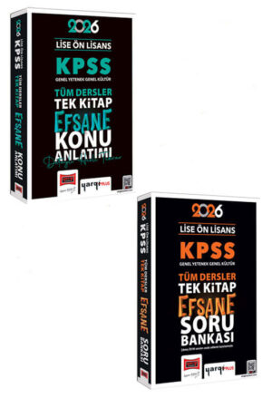 2026, Lise, Tüm Dersler, KPSS Kitap, Soru Kitabı, Konu Kitabı, Yargı Yayınları 9999B1569