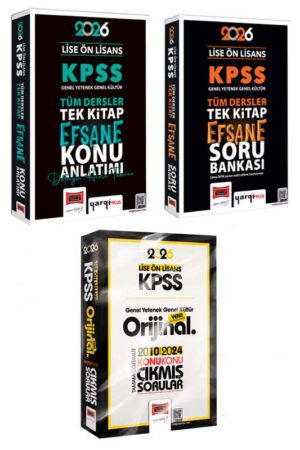 2026, Lise, Tüm Dersler, KPSS Kitap, Çıkmış Soru Kitabı, Yargı Yayınları 9999B1574