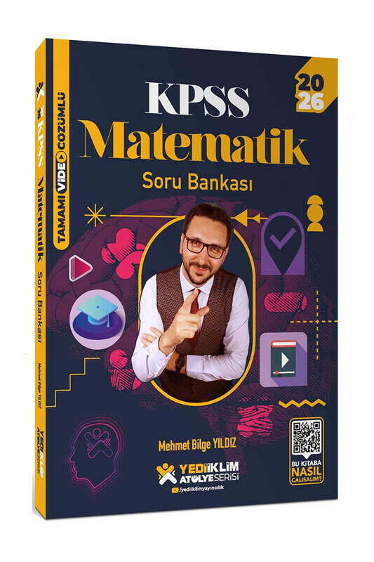 2026, Matematik Kitabı, KPSS Kitap, Soru Kitabı, Yediiklim Yayınları 9786254319815
