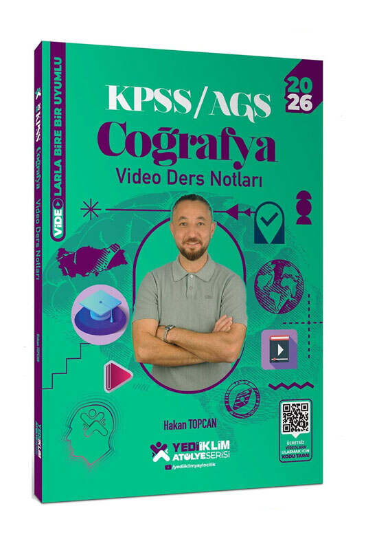 2026, KPSS Kitap, Coğafya, Yediiklim Yayınları 9786254319761