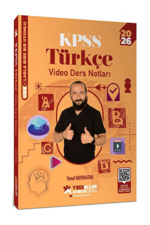 2026, KPSS Kitap, Türkçe, Yediiklim Yayınları 9786254319730