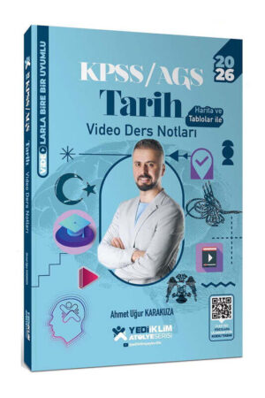 2026, KPSS Kitap, Tarih, Yediiklim Yayınları 9786254319754