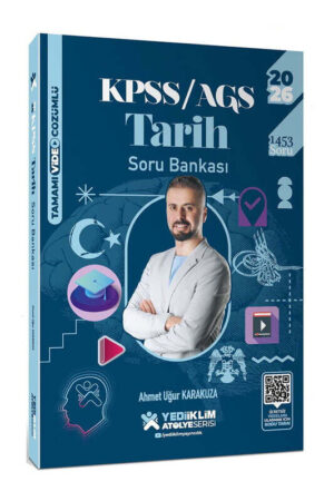 2026, KPSS Kitap, Tarih, Soru Kitabı, Yediiklim Yayınları 9786254319808
