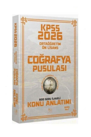 2026, Lise, KPSS Kitap, Coğafya, Konu Kitabı, CBA Akademi 9786259613604