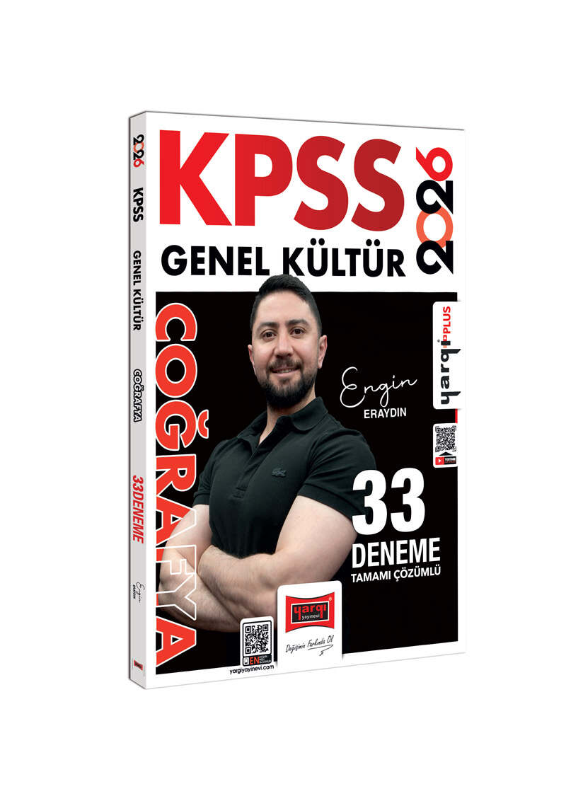 2026, KPSS Kitap, Coğafya, Deneme Kitabı, Yargı Yayınları 9786253706647
