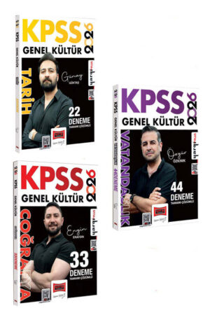 2026, KPSS Kitap, Tarih, Coğafya, Deneme Kitabı, Yargı Yayınları 9999B1592