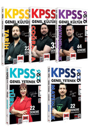 2026, Tüm Dersler, KPSS Kitap, Deneme Kitabı, Yargı Yayınları 9999B1594