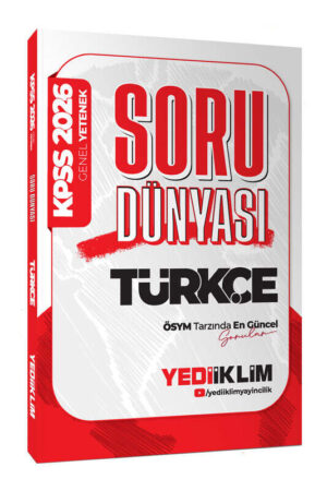2026, Türkçe, Yediiklim Yayınları 9786254319969