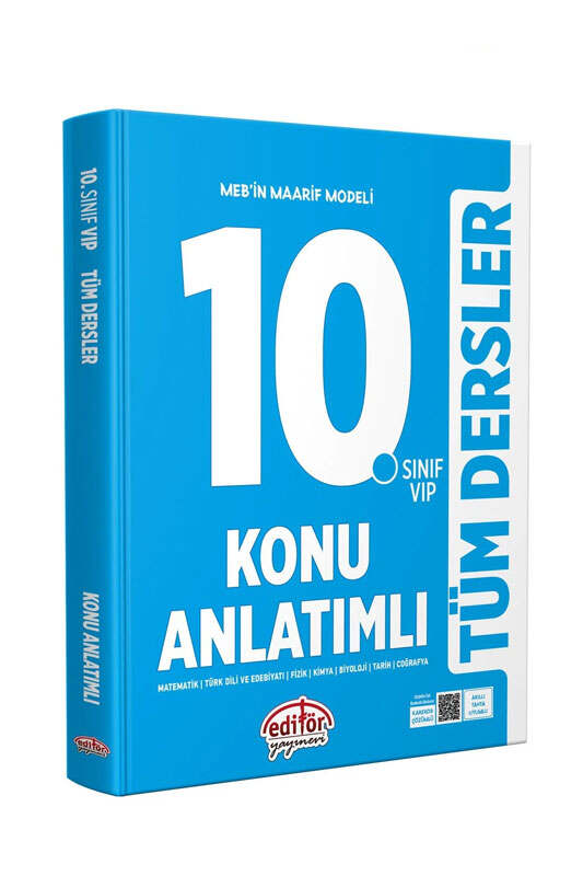 Tüm Dersler, Konu Kitabı, Editör Yayınları 9786052807002