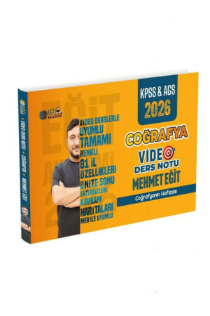 2026, KPSS Kitap, Coğafya, Eğit Akademi 9786250002445