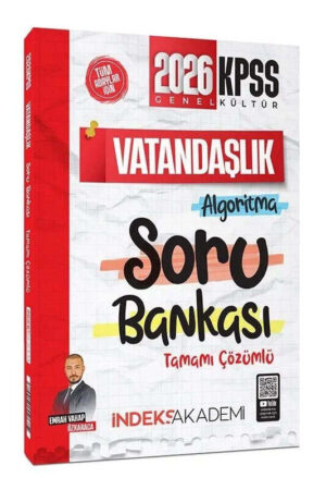 2026, KPSS Kitap, Soru Kitabı, İndeks Akademi 9786255505583