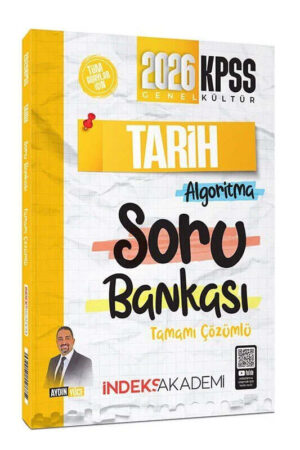 2026, KPSS Kitap, Tarih, Soru Kitabı, İndeks Akademi 9786255505569