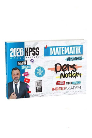 2026, Matematik Kitabı, KPSS Kitap, İndeks Akademi 9786255505507