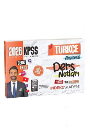 2026, KPSS Kitap, Türkçe, İndeks Akademi 9786255505491