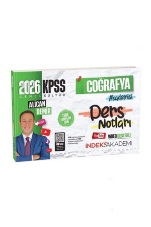2026, KPSS Kitap, Coğafya, İndeks Akademi 9786255505521