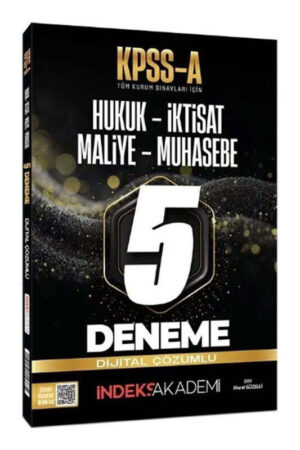 KPSS Kitap, Deneme Kitabı, İndeks Akademi 9786255505590