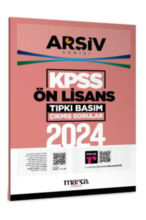 2024, KPSS Kitap, Çıkmış Soru Kitabı, Marka Yayınları 9786255501493