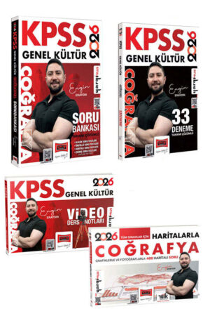 2026, KPSS Kitap, Coğafya, Deneme Kitabı, Yargı Yayınları 9999B1605