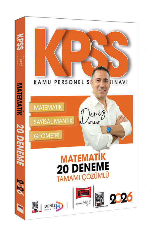 2026, Matematik Kitabı, KPSS Kitap, Deneme Kitabı, Yargı Yayınları 9786253707040