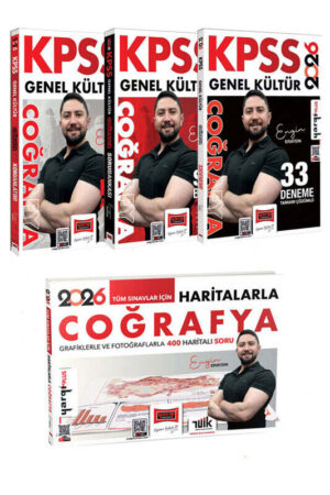 2026, KPSS Kitap, Coğafya, Deneme Kitabı, Yargı Yayınları 9999B1620