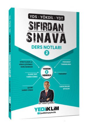 YDS Kitap, YÖKDİL Kitap, Yediiklim Yayınları 9786255836175