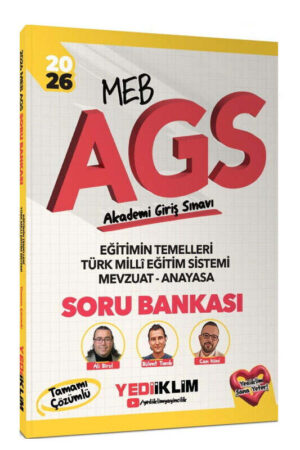 2026, Soru Kitabı, Yediiklim Yayınları 9786255836618