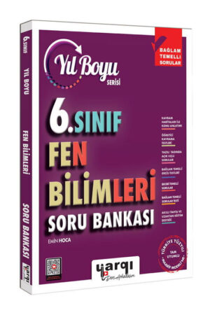 Yargı Ders Arkadaşım 6.Sınıf Fen Bilimleri Yıl Boyu Soru Bankası