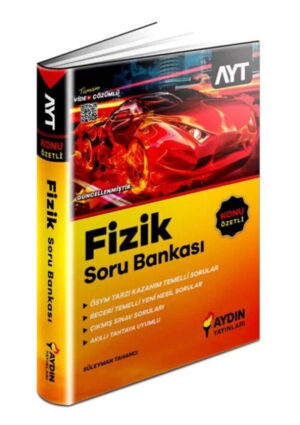 2026, AYT Kitap, Fizik, Soru Kitabı, Aydın Yayınları 9786256412286