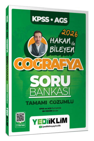 2026, KPSS Kitap, Coğafya, Soru Kitabı, Yediiklim Yayınları 9786255836717