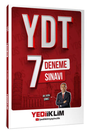 Deneme Kitabı, Yediiklim Yayınları 9786255836113