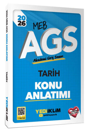 2026, Tarih, Konu Kitabı, Yediiklim Yayınları 9786255836595