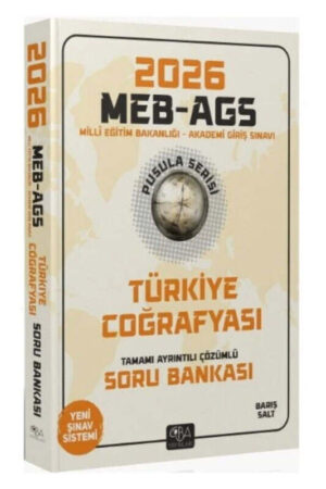 2026, Coğafya, Soru Kitabı, CBA Akademi 9786255833211