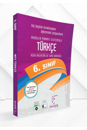 Türkçe, Soru Kitabı, Konu Kitabı, Karekök Yayınları 9786256180468
