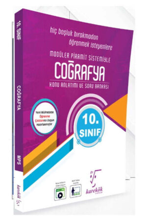 Coğafya, Soru Kitabı, Konu Kitabı, Karekök Yayınları 9786256180598