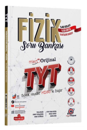 TYT Kitap, Fizik, Soru Kitabı, Orijinal Yayınları 9786256531697