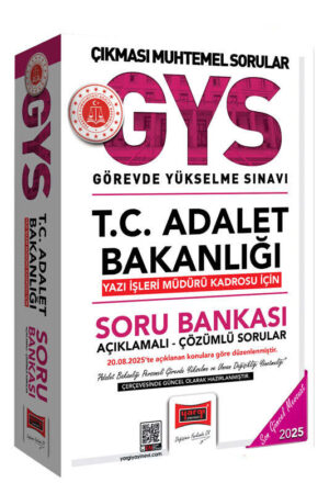 2025, Soru Kitabı, Yargı Yayınları 9786253708054